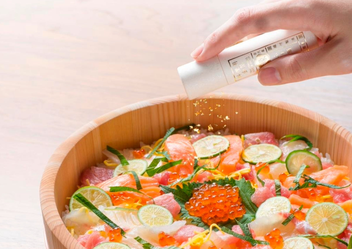 料理用金箔「縁」ふり筒ライト