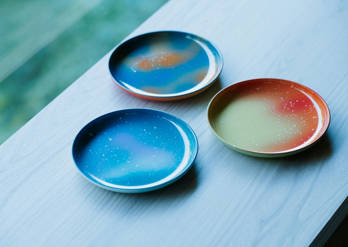 5.0丸皿 3絵柄揃え