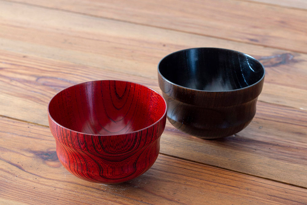 欅3.6お多福椀 茜・神代ペア