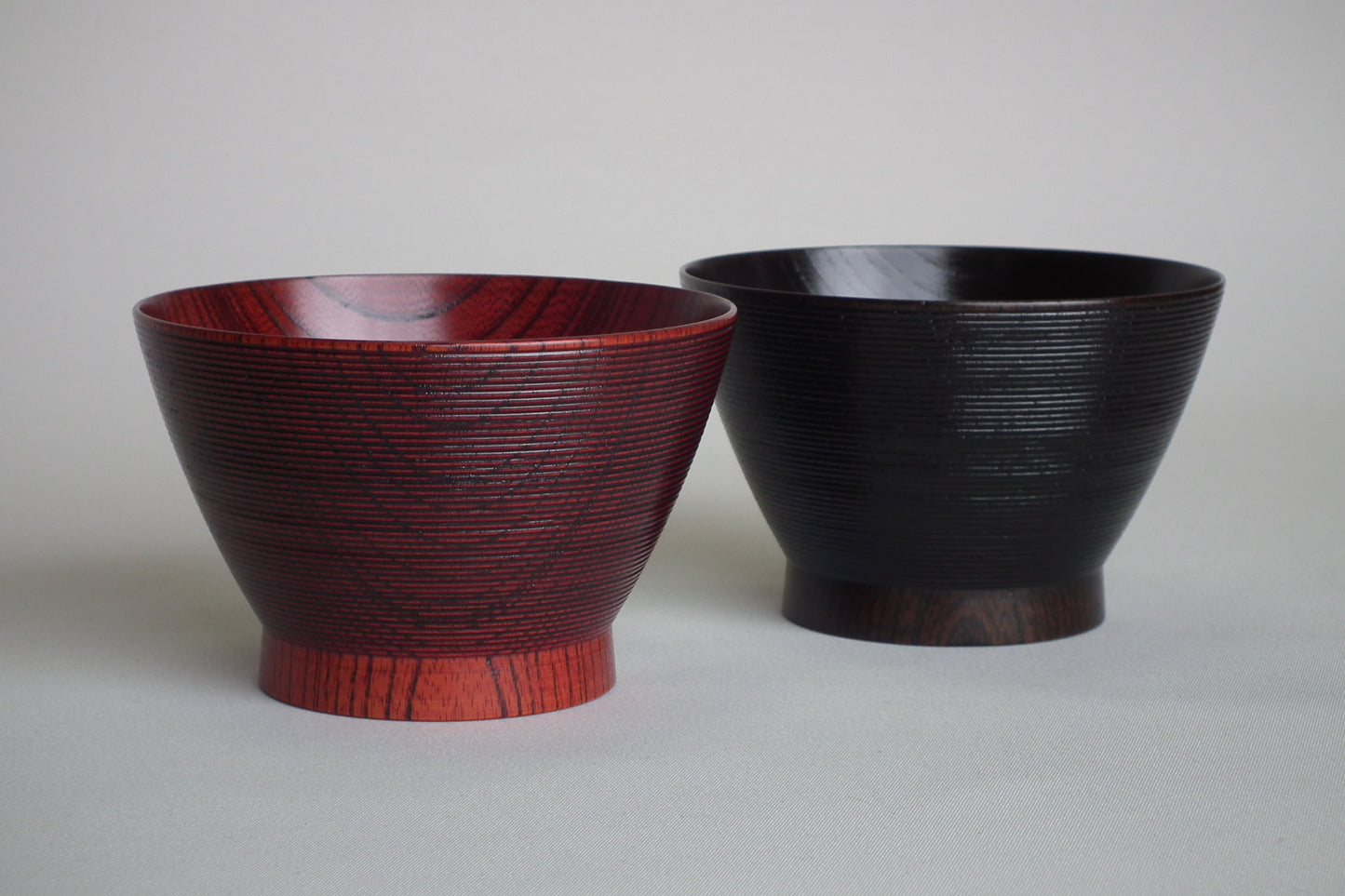 欅3.7千筋おうぎ椀 茜・神代ペア