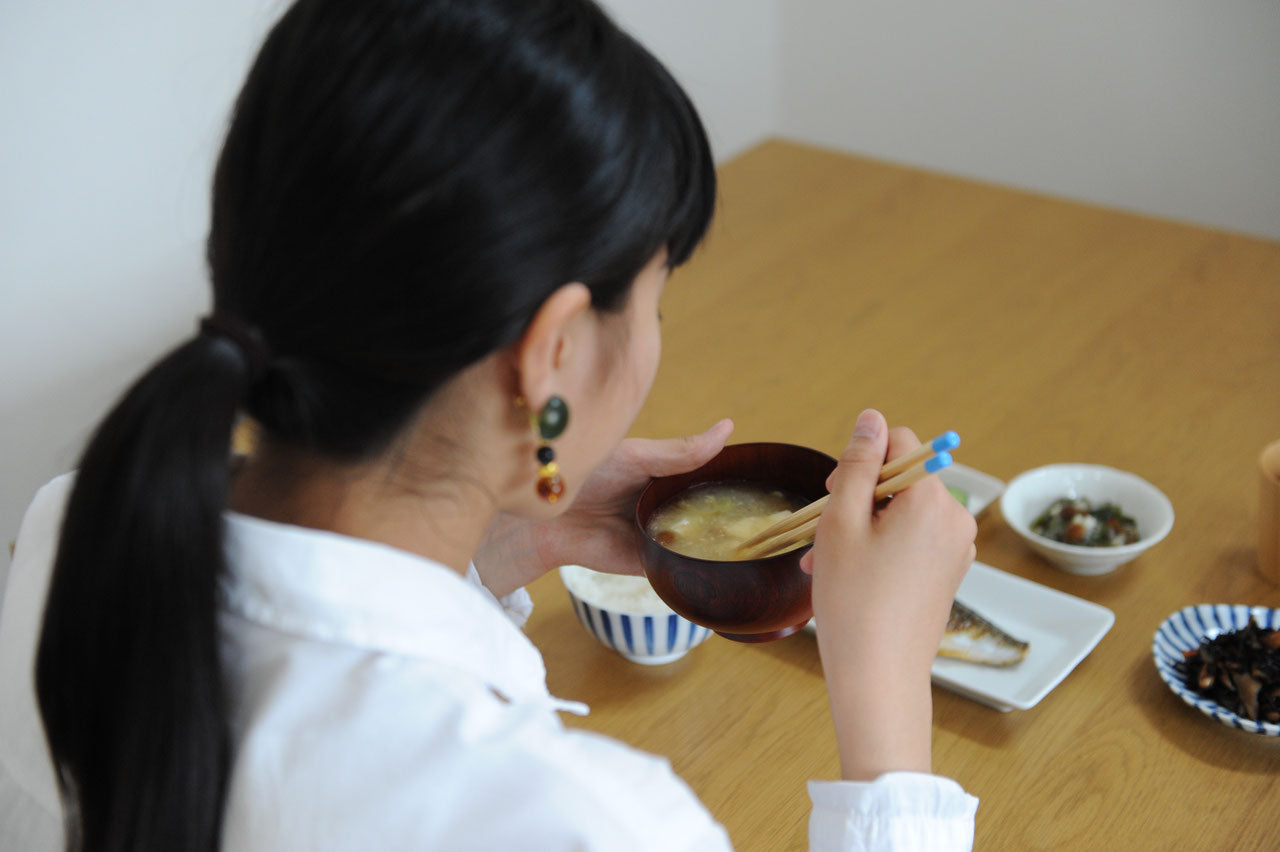 しらさぎ椀M 漆茶