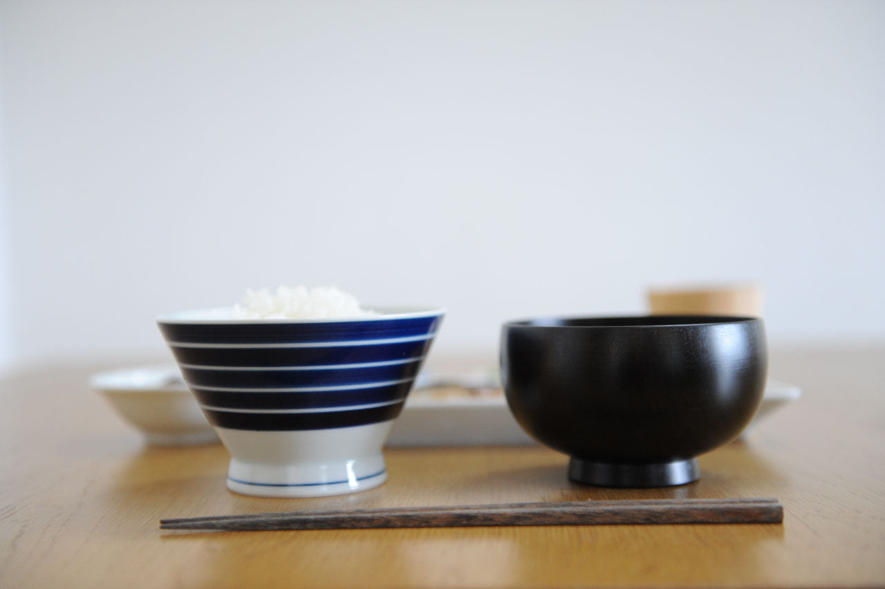 しらさぎ椀M 漆黒