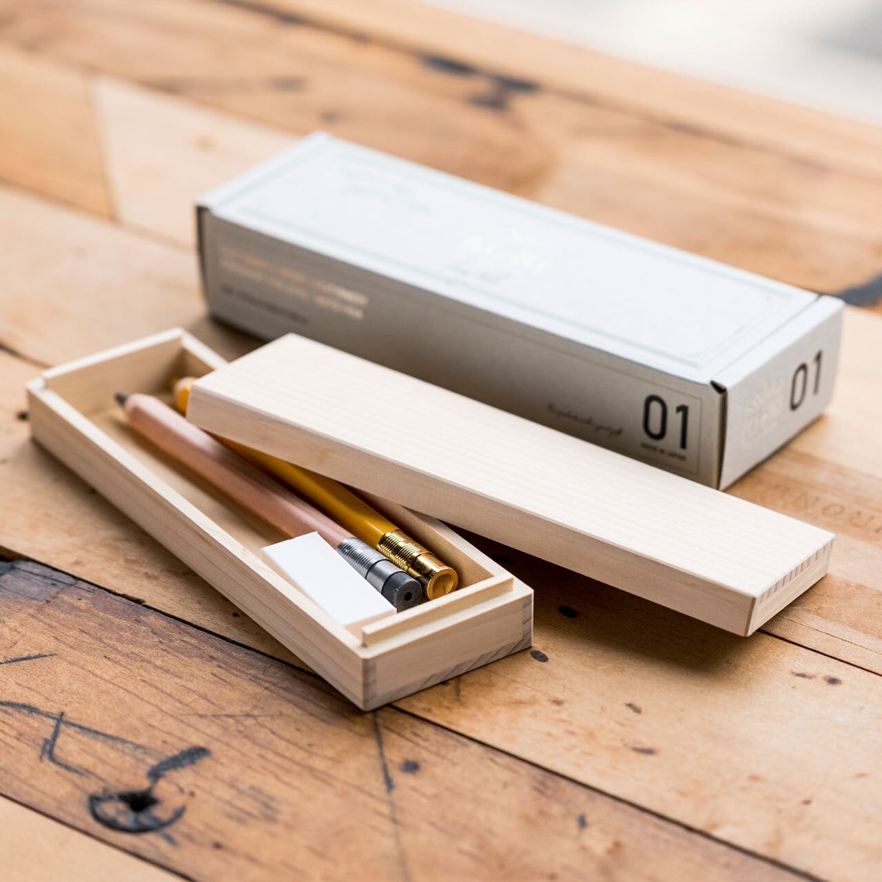 Ki to Ki NOTO HIBA PEN CASE / MUKU