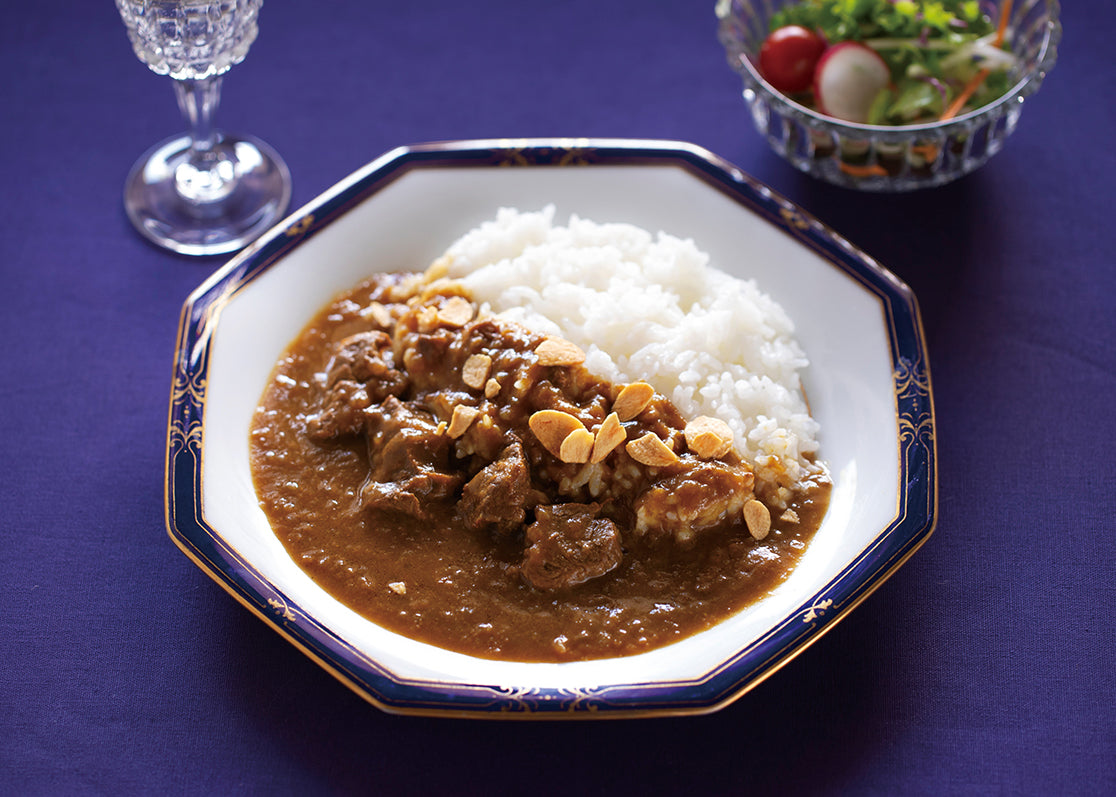 六角堂ビーフカレー& 金沢産甘エビの濃厚ビスク