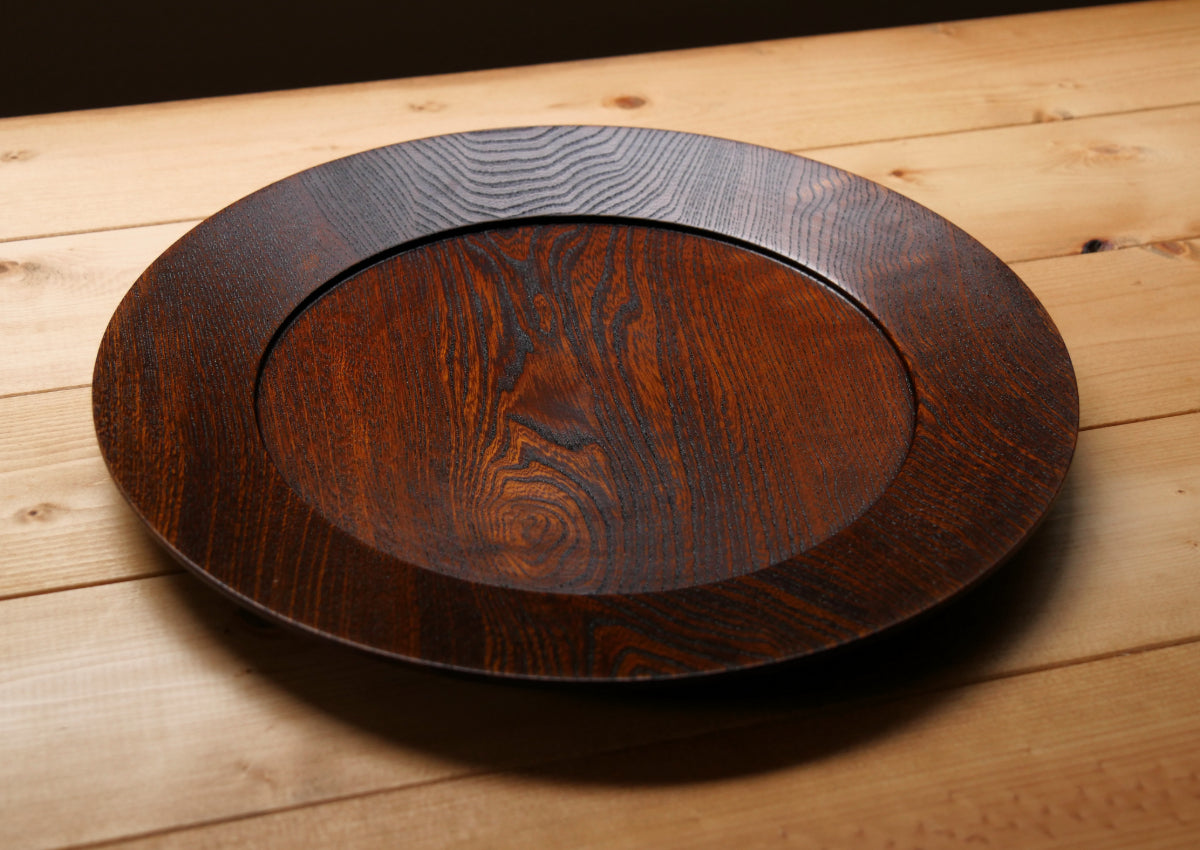 リムプレートM 漆茶