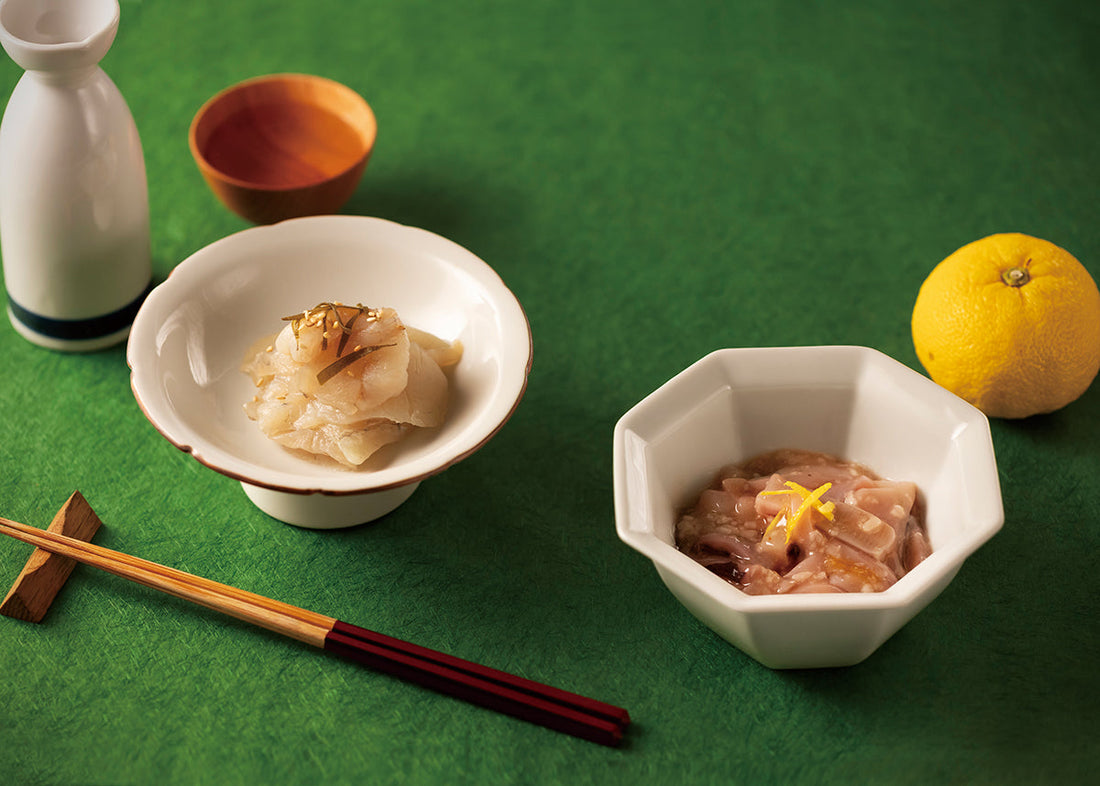 365 天然輪島ふぐの昆布〆といかの麹漬けセット