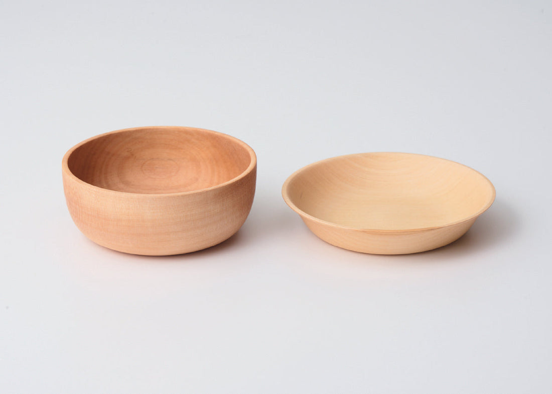 7011 ボウル・プレートセット／ナチュラル