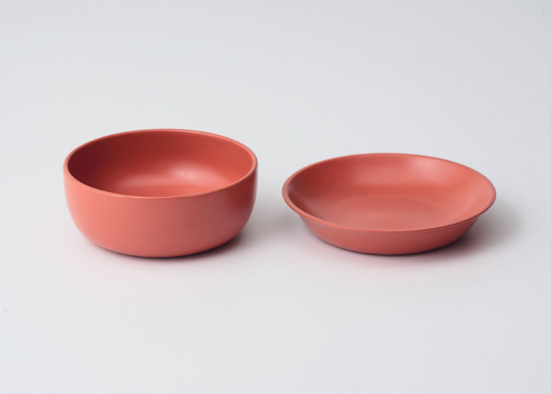 7012 ボウル・プレートセット／ときはピンク