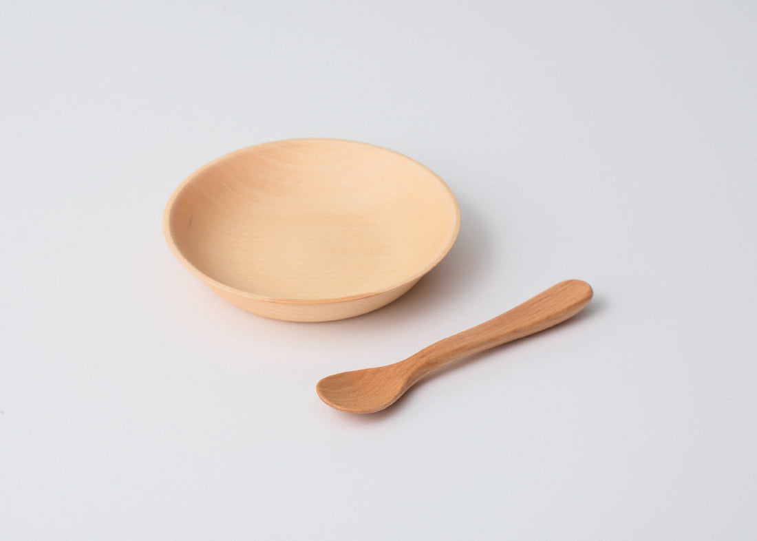 7023 プレート・スプーンセット／ナチュラル